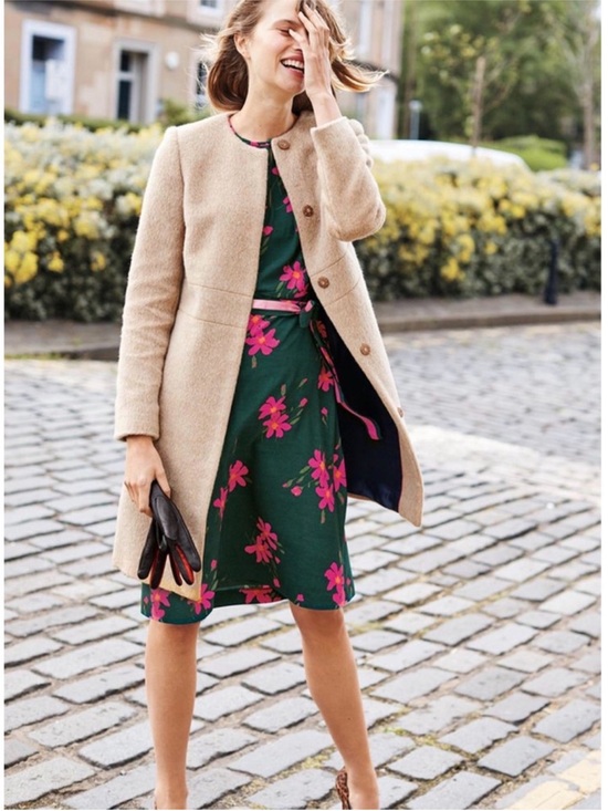 Boden Jackets & Blazers - Boden Imelda Camel Mohair Trench Coat